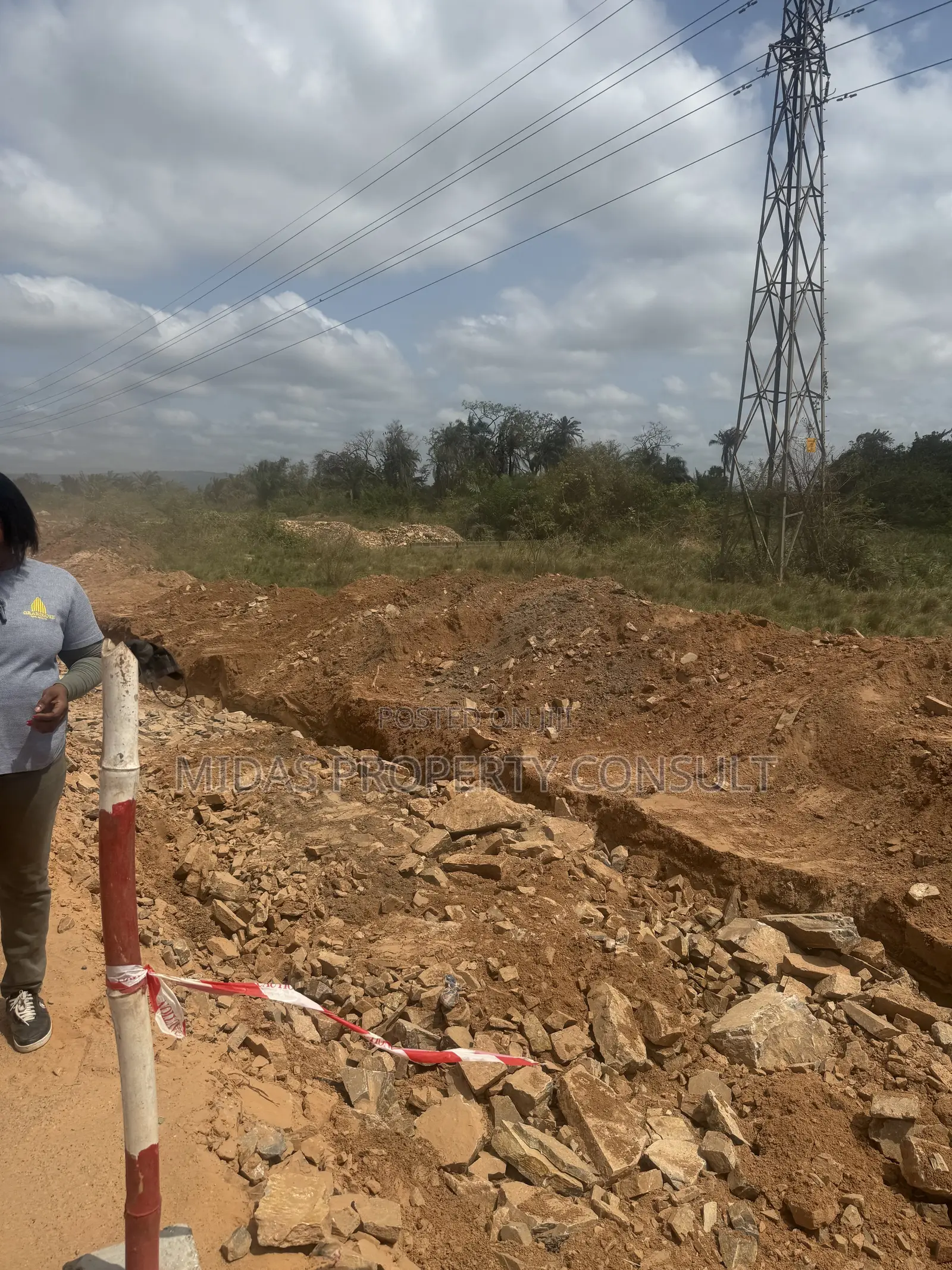 Road Side 2 Plots for Sale at Afienya-Dodowa Highway