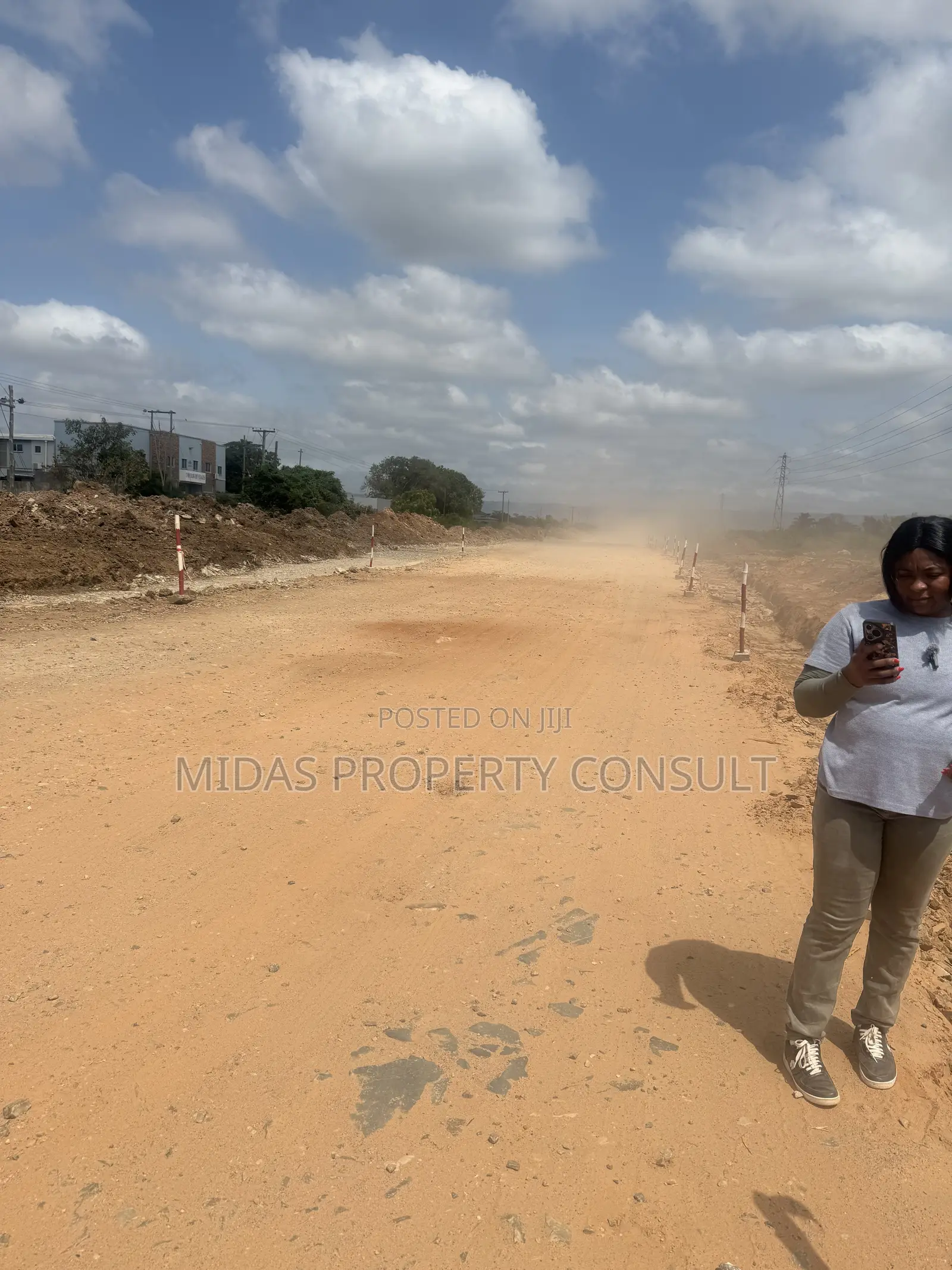 Road Side 2 Plots for Sale at Afienya-Dodowa Highway