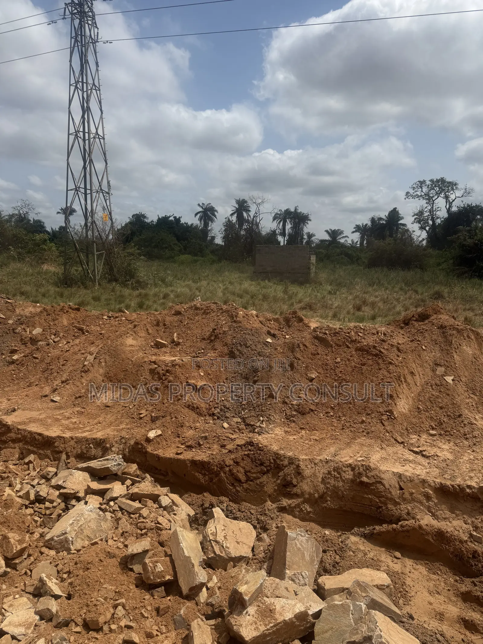 Road Side 2 Plots for Sale at Afienya-Dodowa Highway