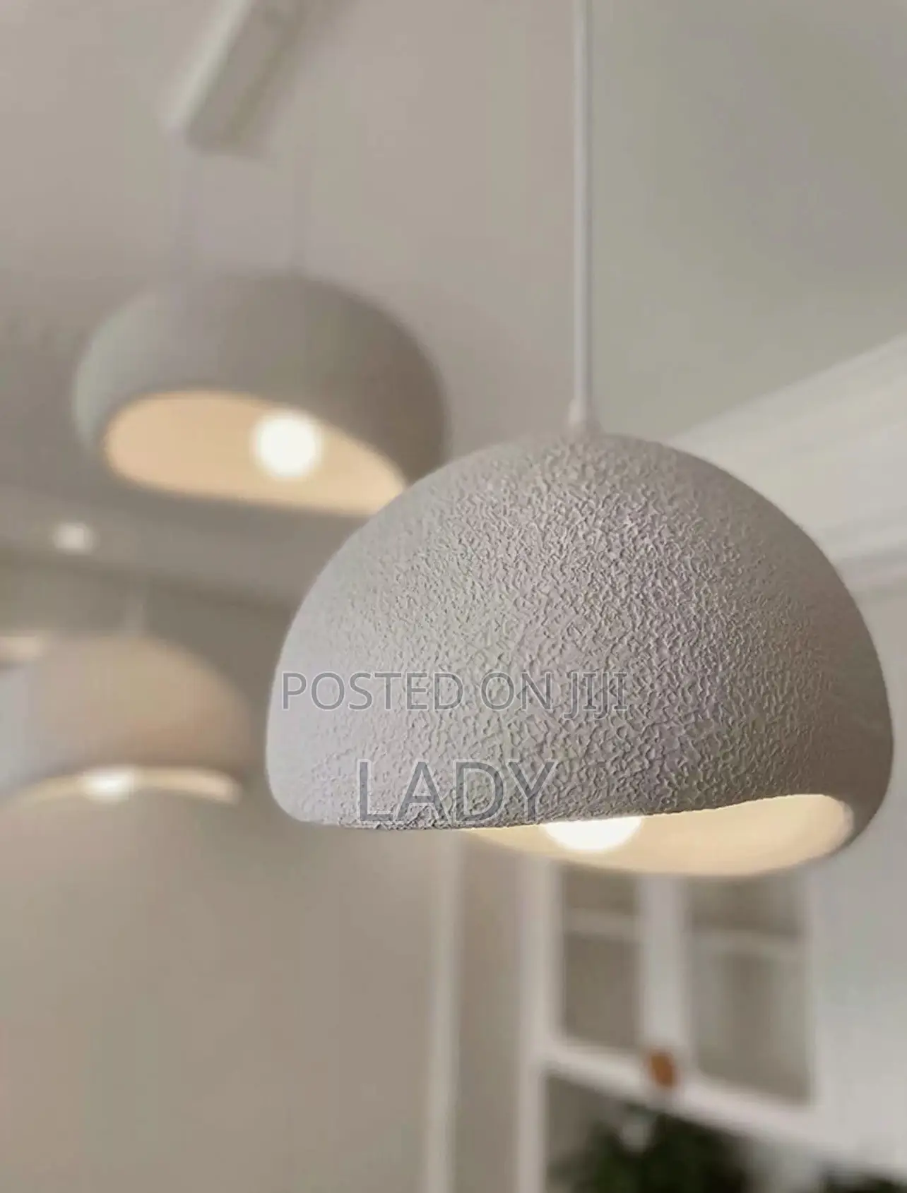 Wabi Sabi Pendant Hanging White Lamp
