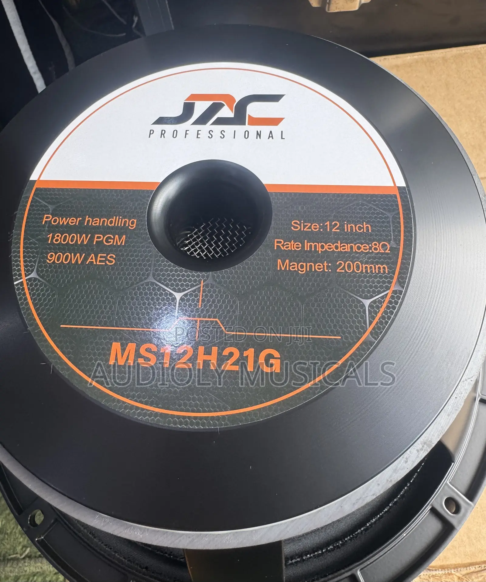 Jac Naked 12 Inches Single Magnet Mid Speaker