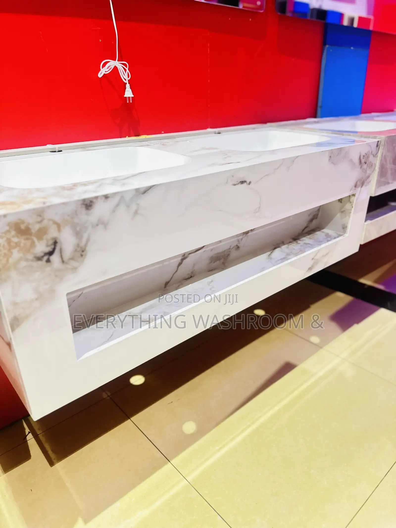 Double 120cm Cabinet Basin With Touchscreen Mirror