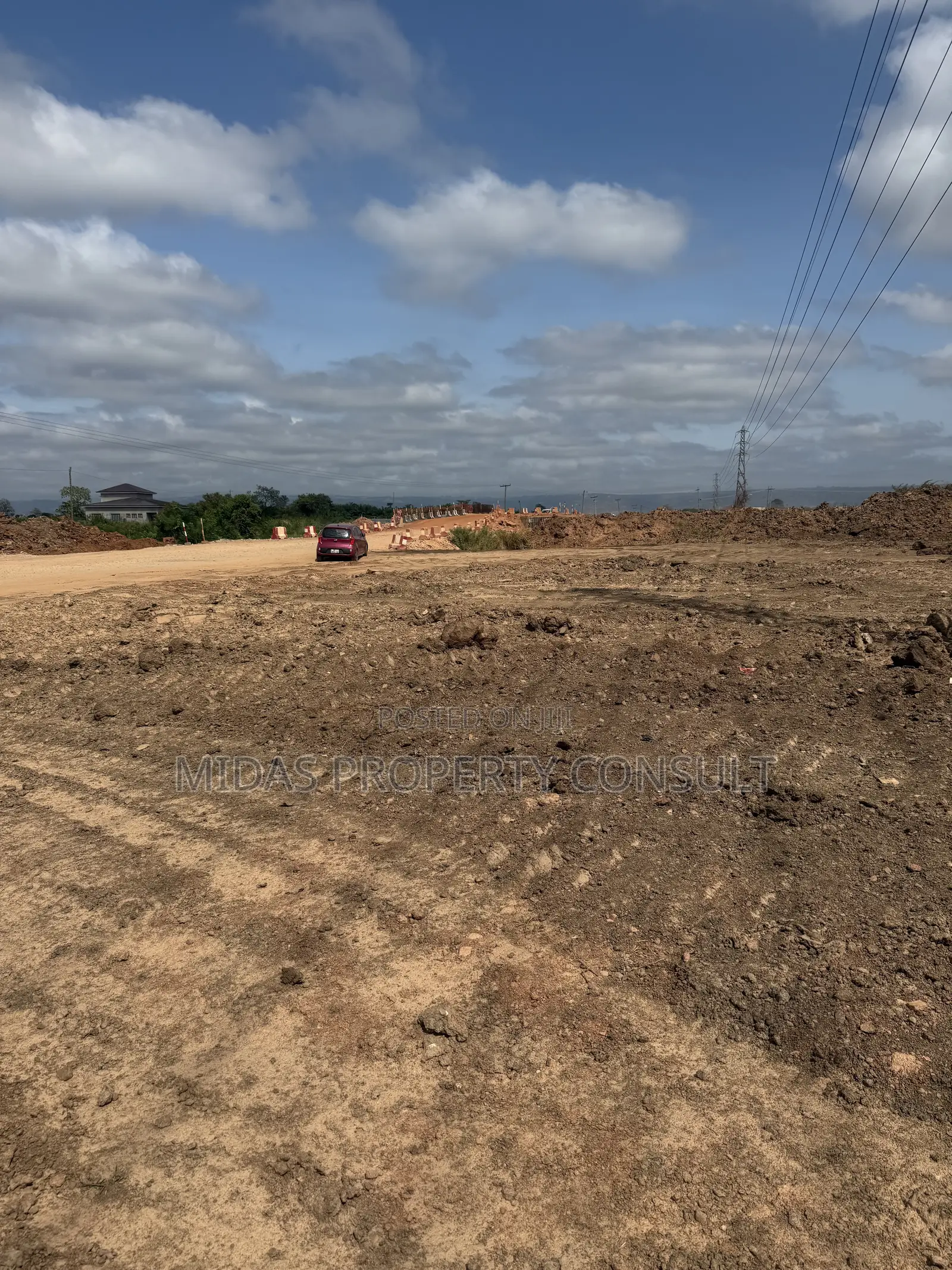 2 Plots of Commercial Land for Sale at Afienya Dodowa Highway
