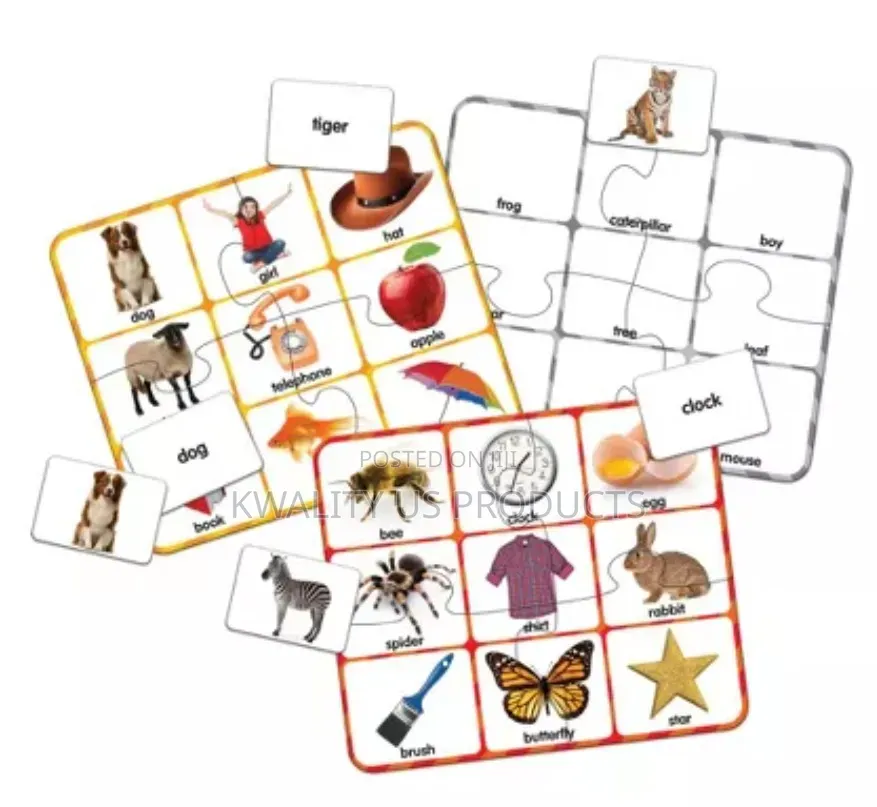The Learning Journey Kids Picture Word Bingo