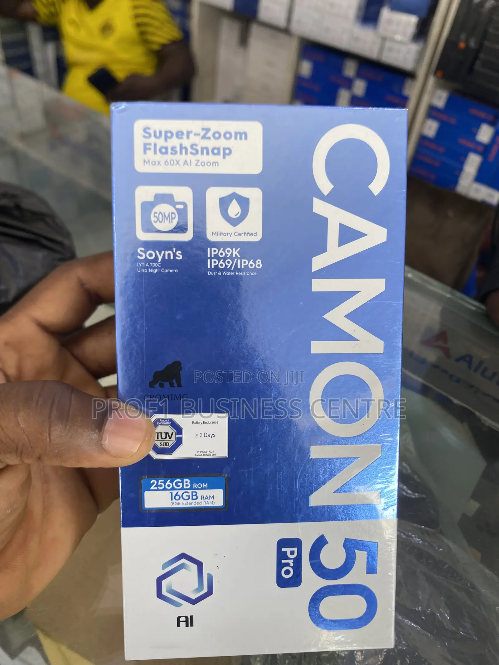 New Tecno Camon 50 Pro 256 GB Black
