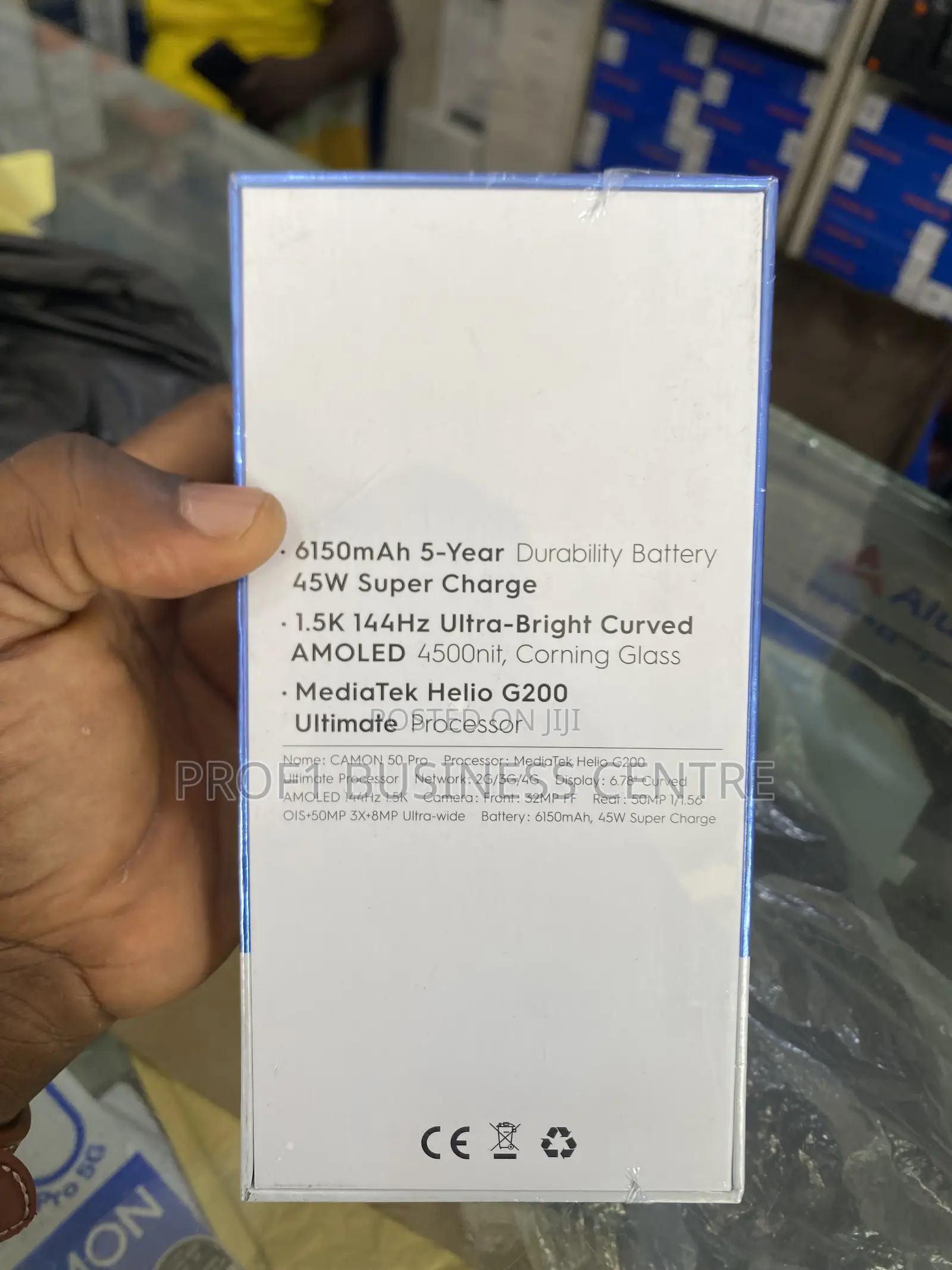 New Tecno Camon 50 Pro 256 GB Black