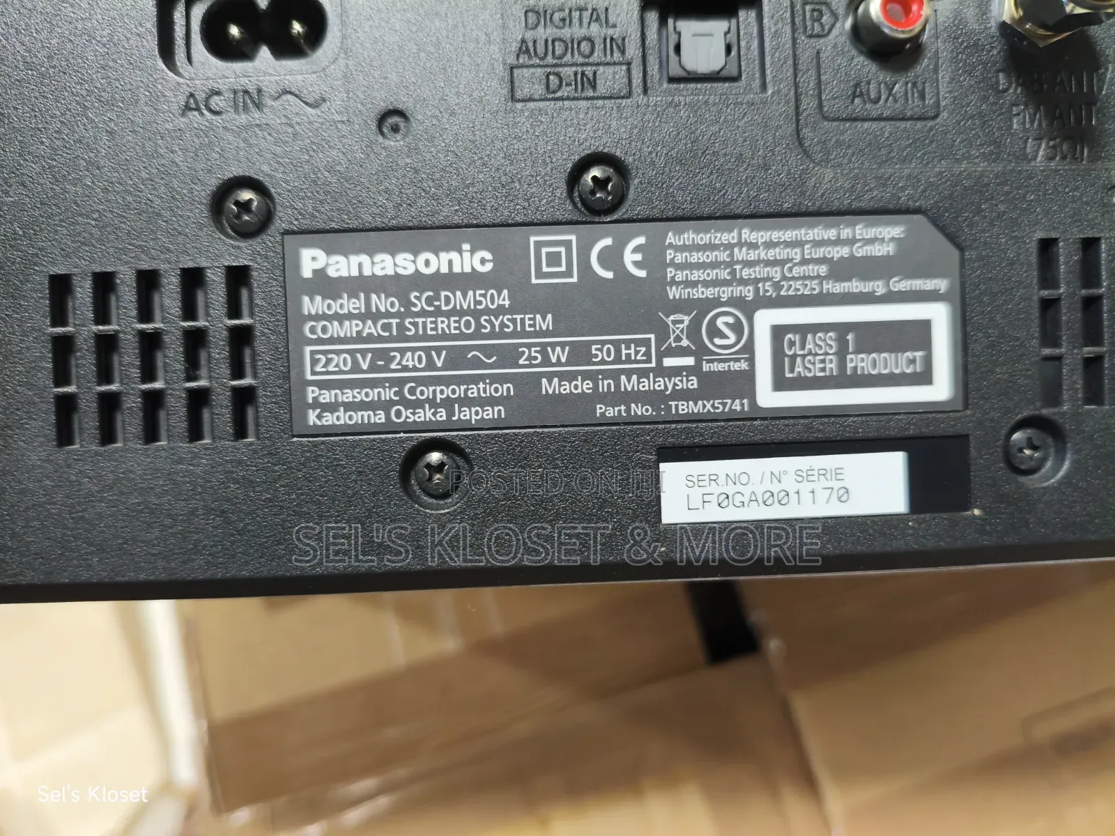 Panasonic SC-DM504 Compact Stereo System