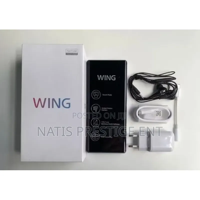 New LG Wing 5G 256 GB Black