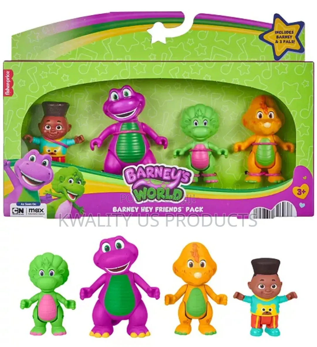 Fisher-Price Barney and Friends Kids Play Set