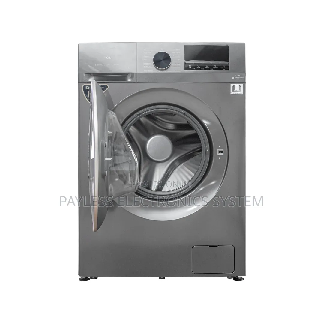 TCL P211flg” Front-Load-Washing-Machine-10.5Kg-P211flg