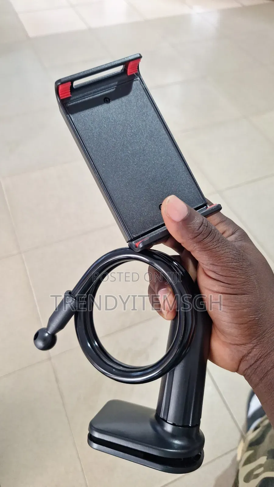 Rotating Flexible Tablet Phone Stand – Adjustable Clamp Holder