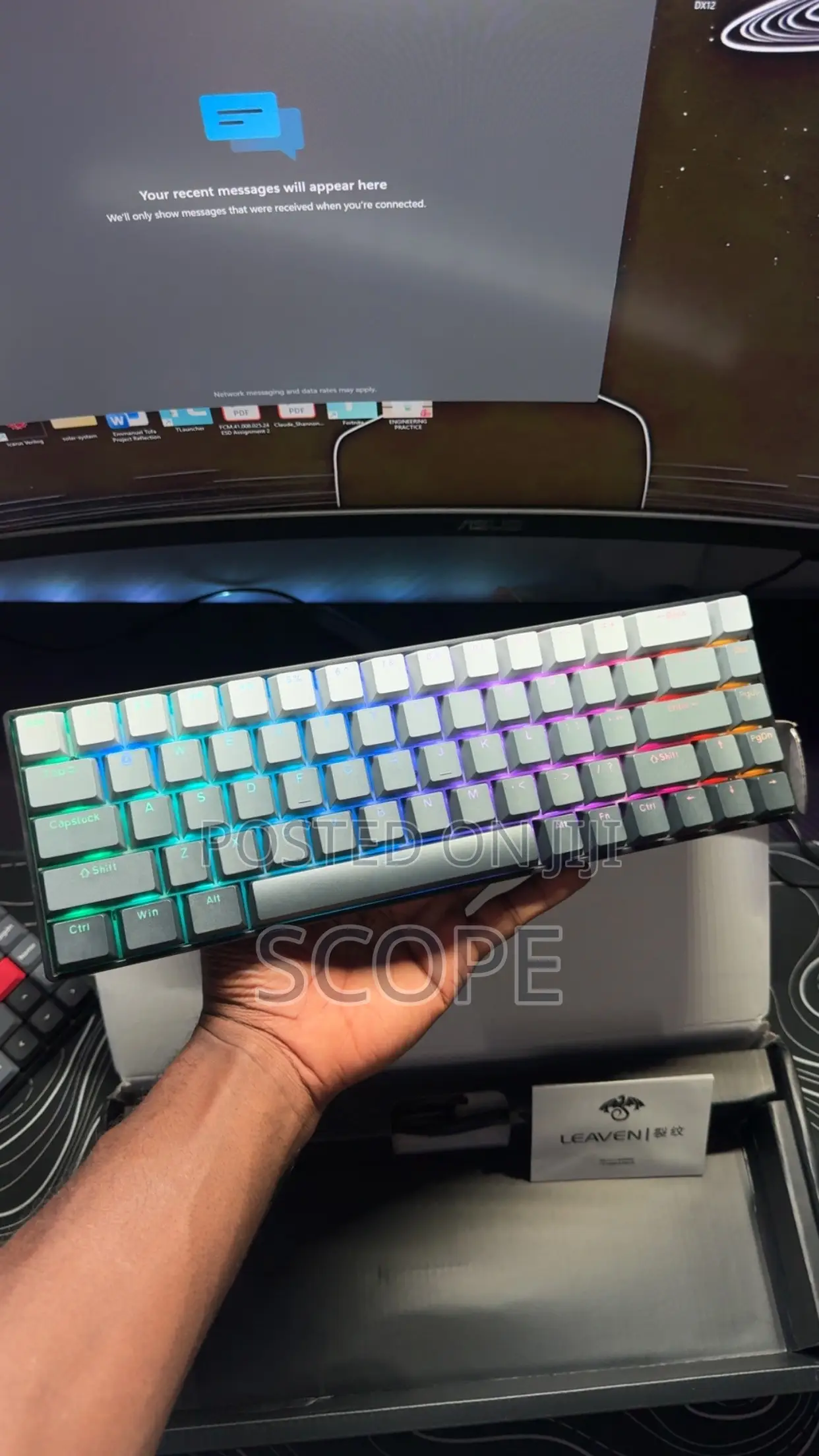 Leaven Wireless RGB Mechanical Gaming Keyboard
