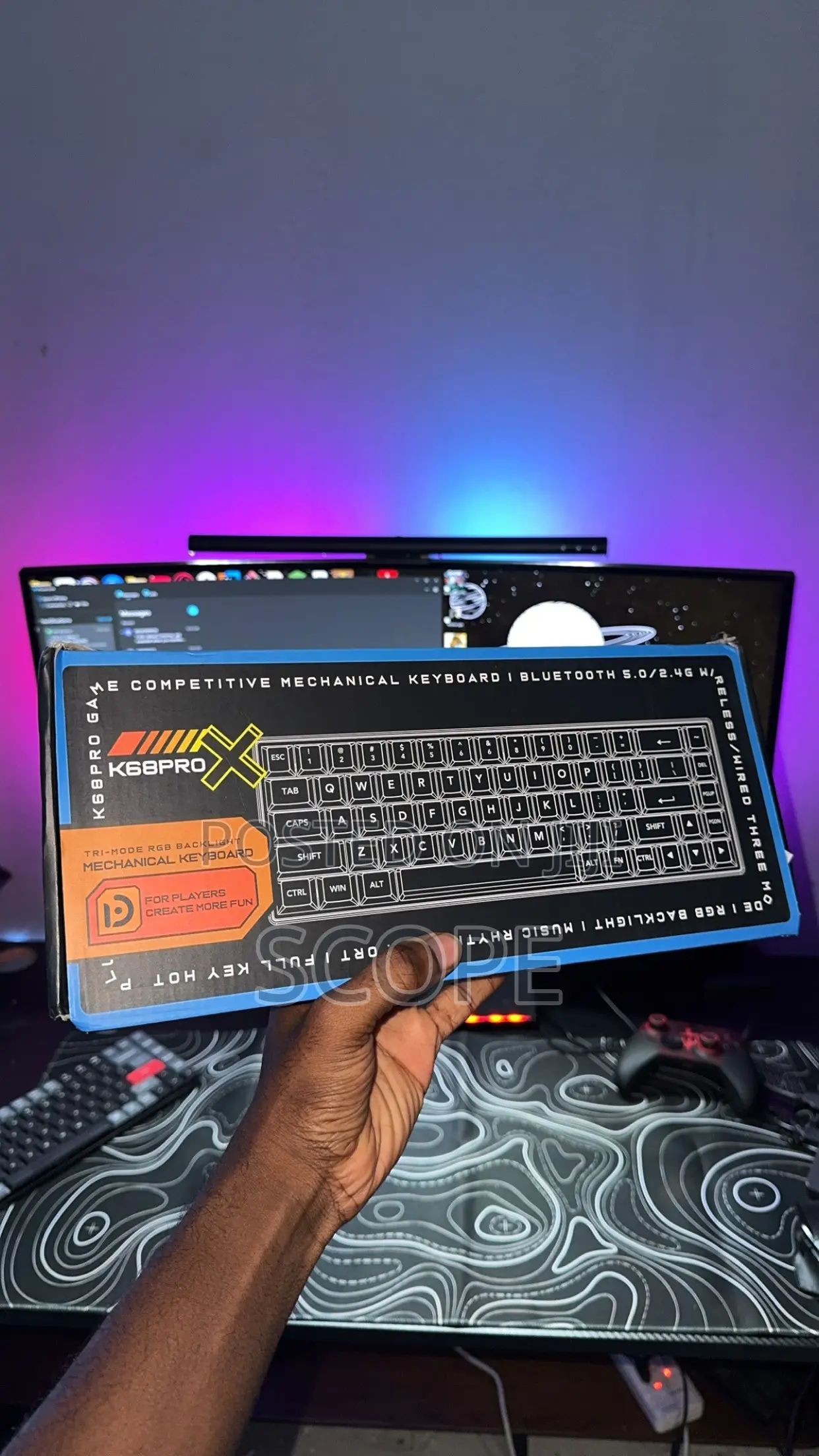 Leaven Wireless RGB Mechanical Gaming Keyboard
