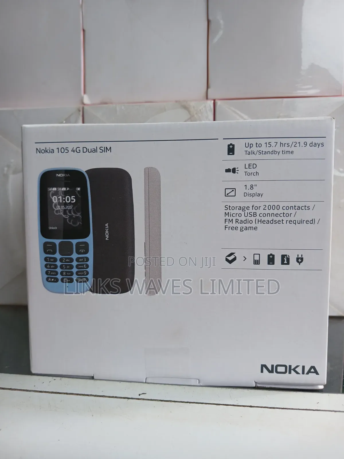 New Nokia 105 Blue