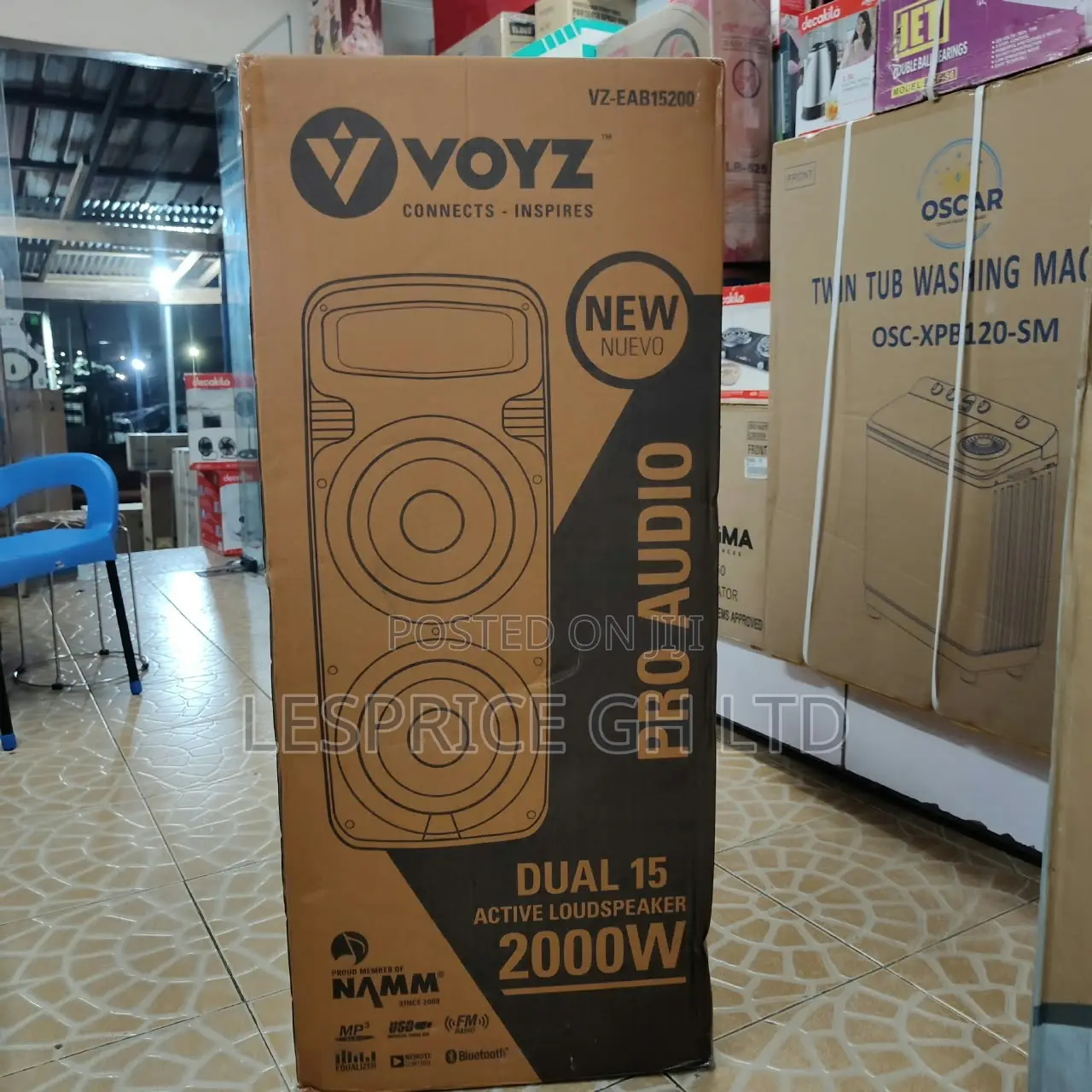Founders Day Promo on Our Sleek 2000W Voyz Bluetoth Speakers