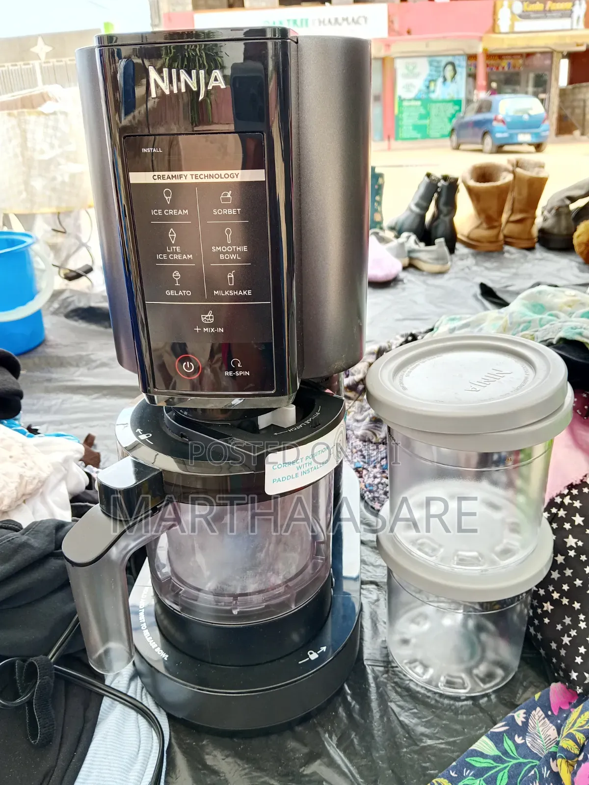 The Highlighted Item in the Image Is an Ice Cream Maker