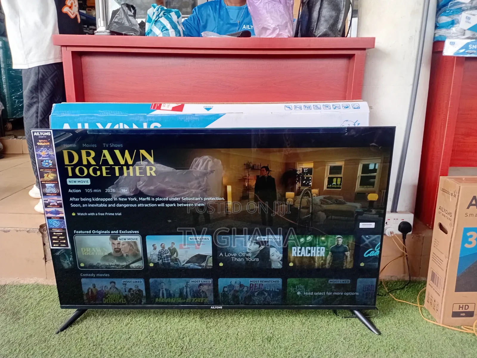 New Ailyons 50” Smart Television – Big Beautiful Screen 50 Inch