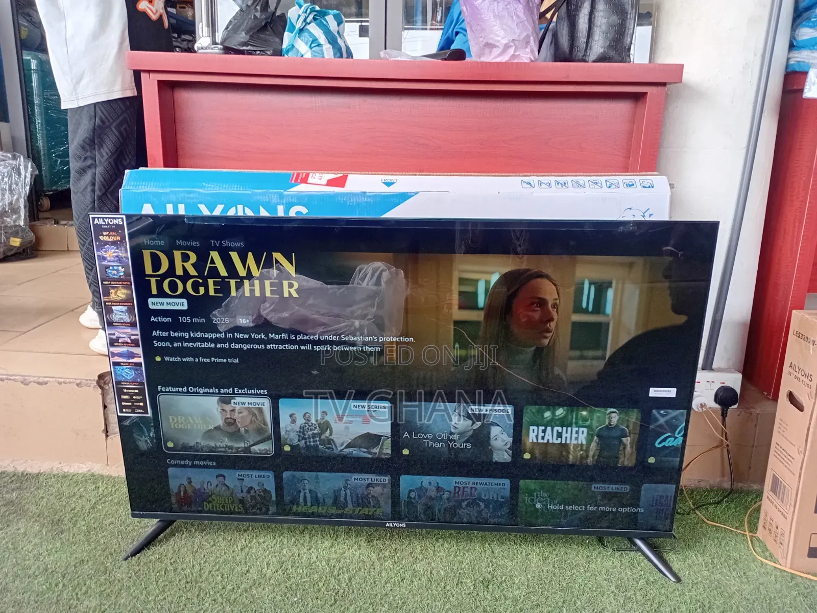 New Ailyons 50” Smart Television – Big Beautiful Screen 50 Inch