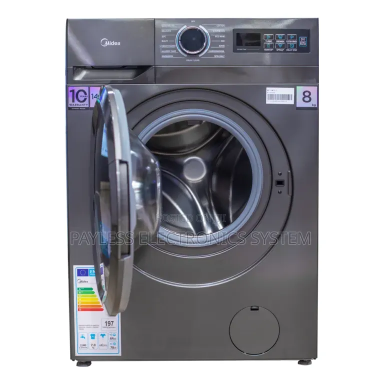 Midea 8 KG Front Load Washing Machine (MF110W80B/T)