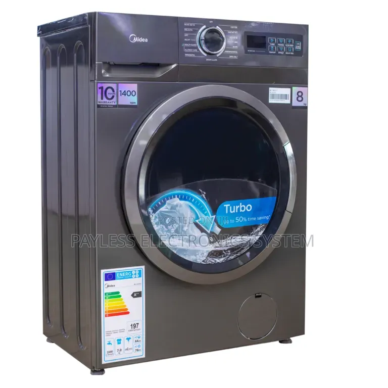 Midea 8 KG Front Load Washing Machine (MF110W80B/T)