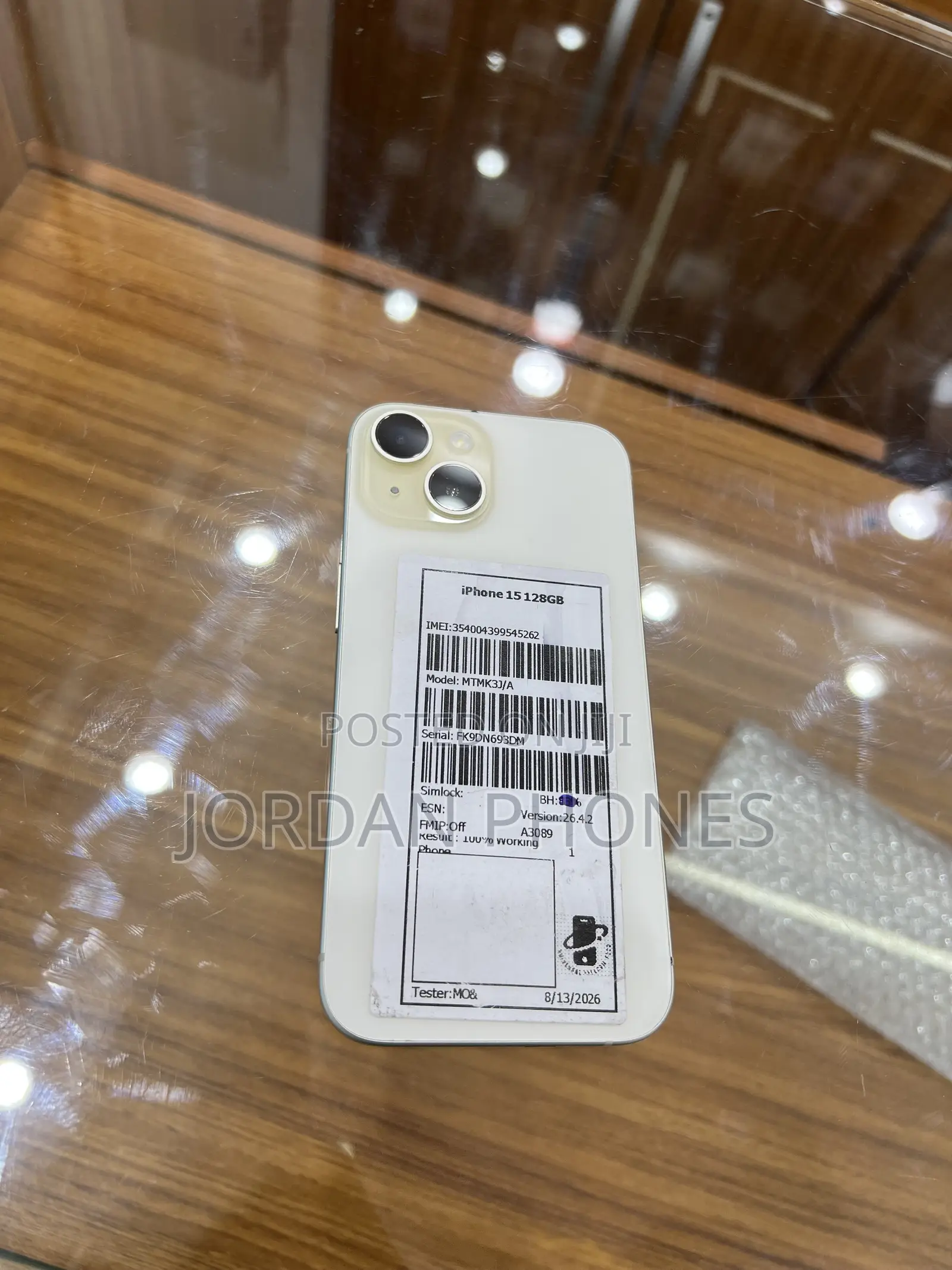 Apple iPhone 15 128 GB Yellow
