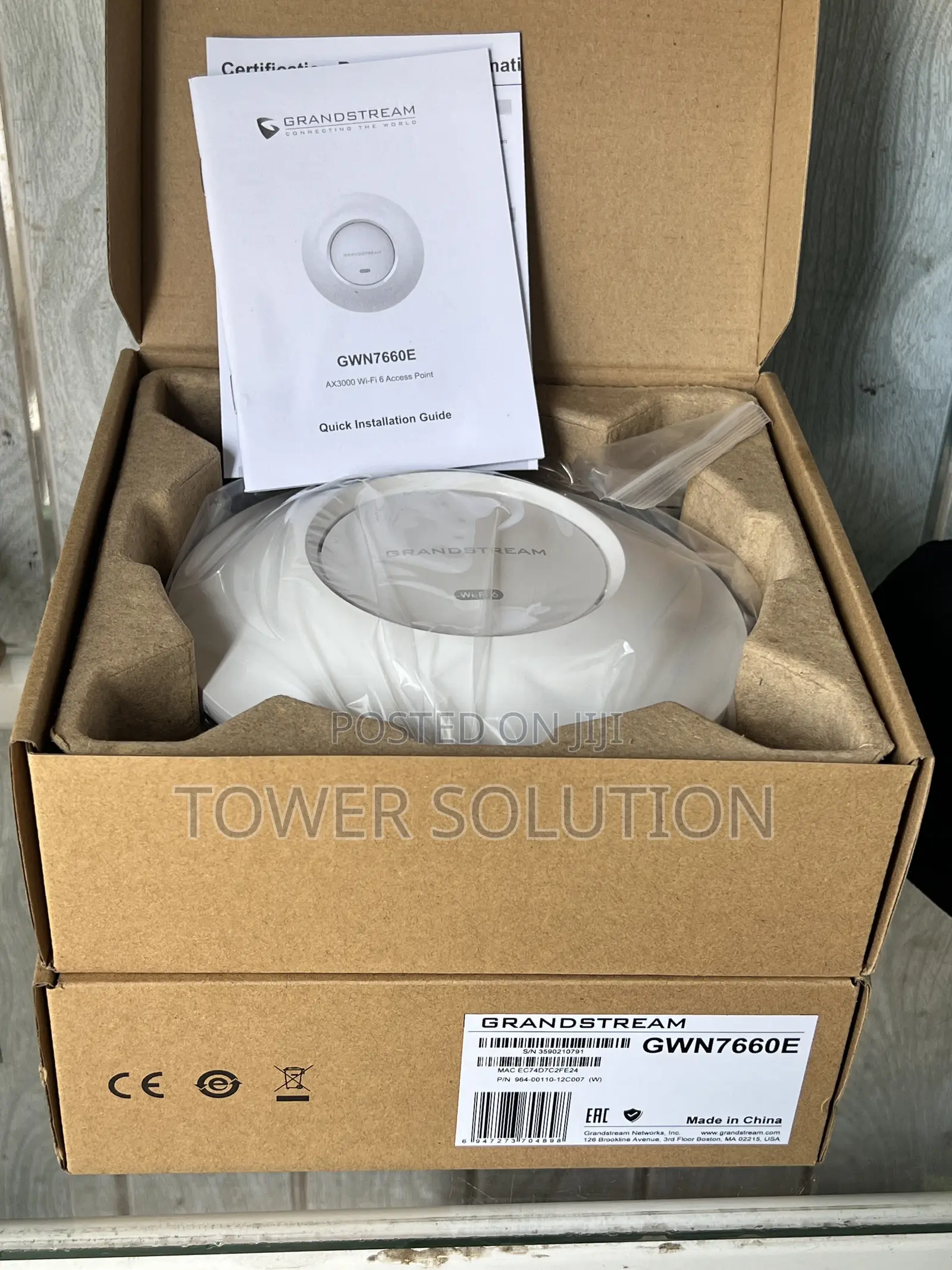 Grandstream Gwn7660e Ax3000 Wifi 6 Access Point