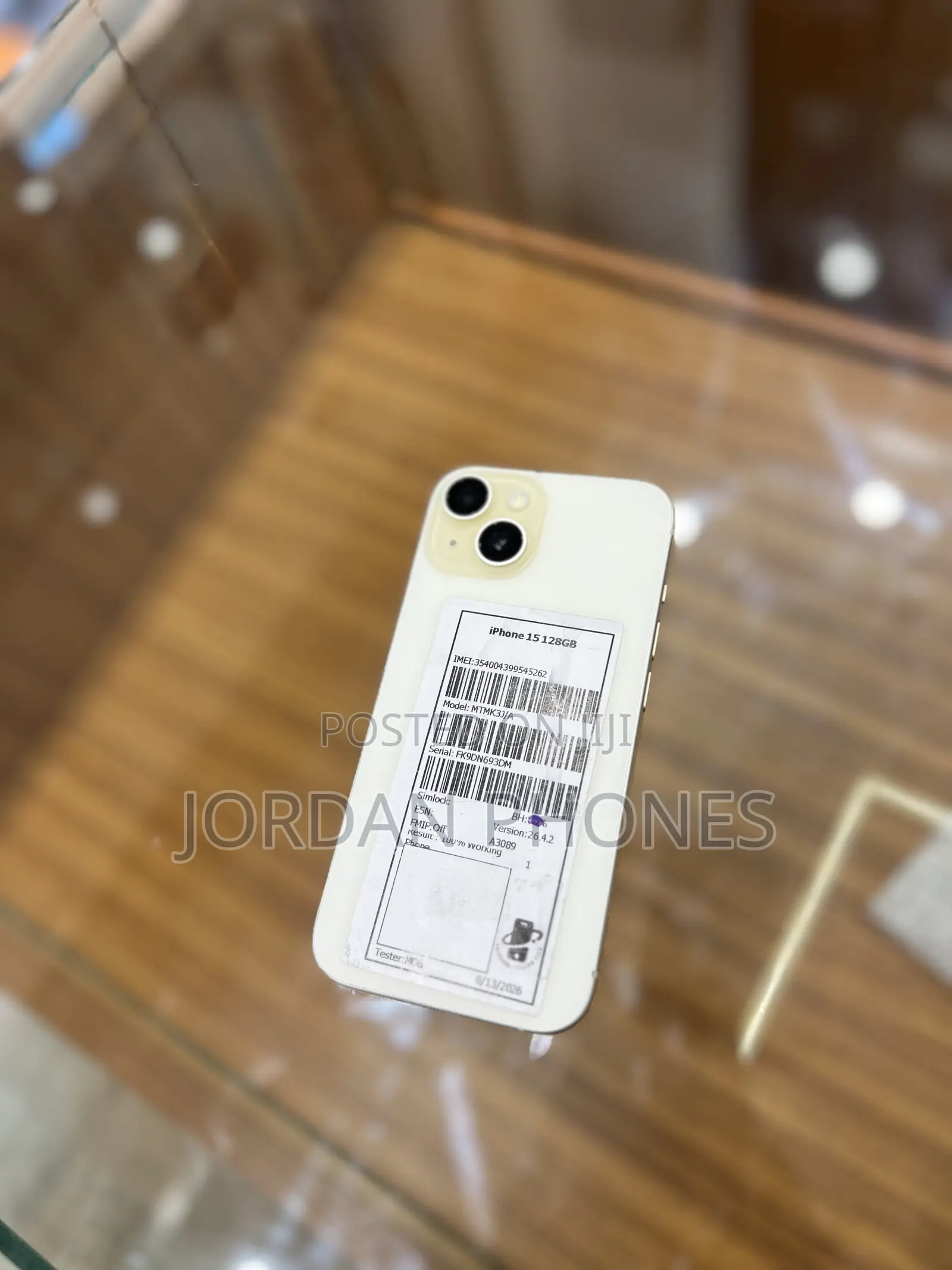 Apple iPhone 15 128 GB Yellow