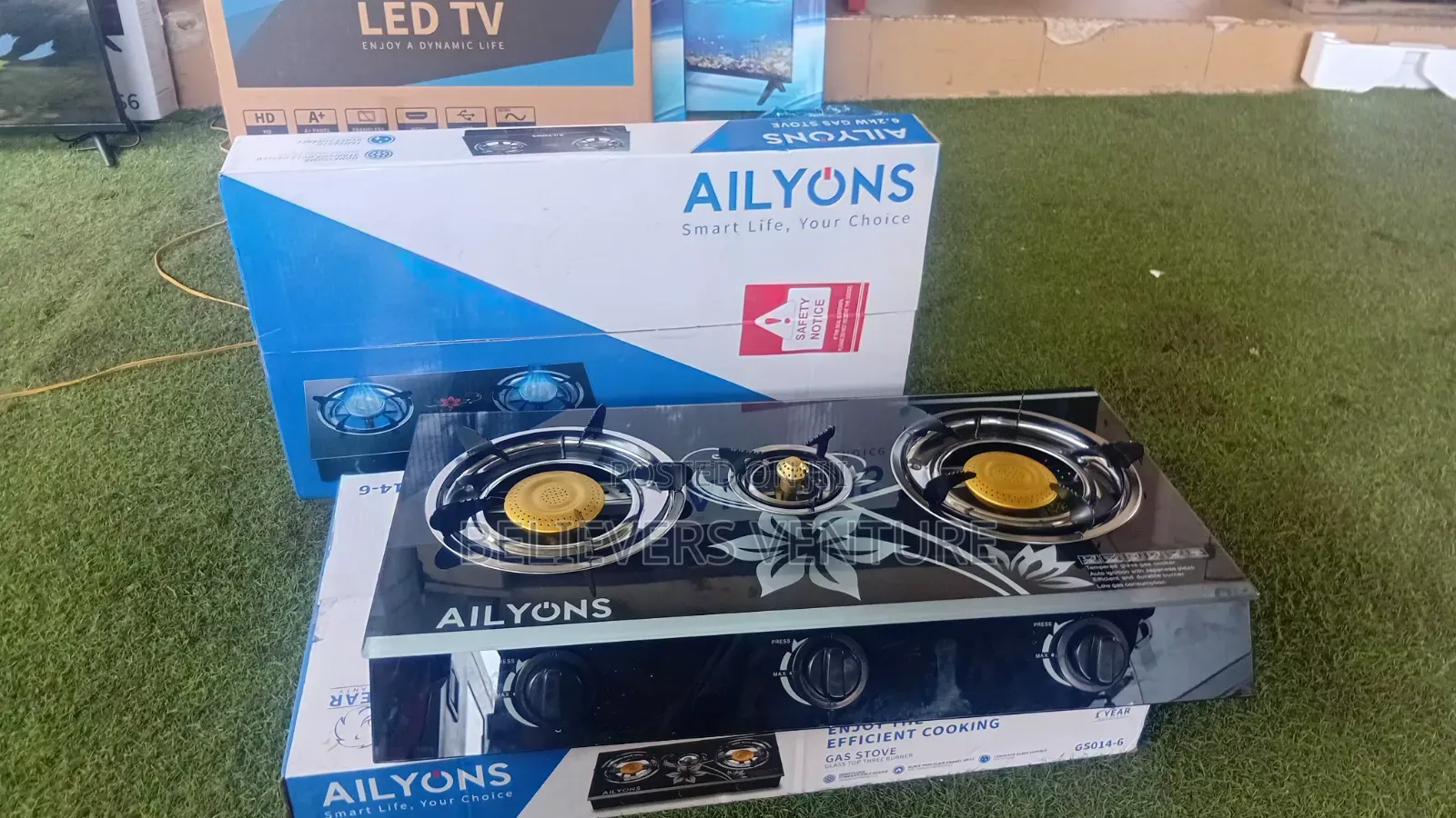 Ailyons 3 Burner Gas Cooker – Smart Cooking Starts Here