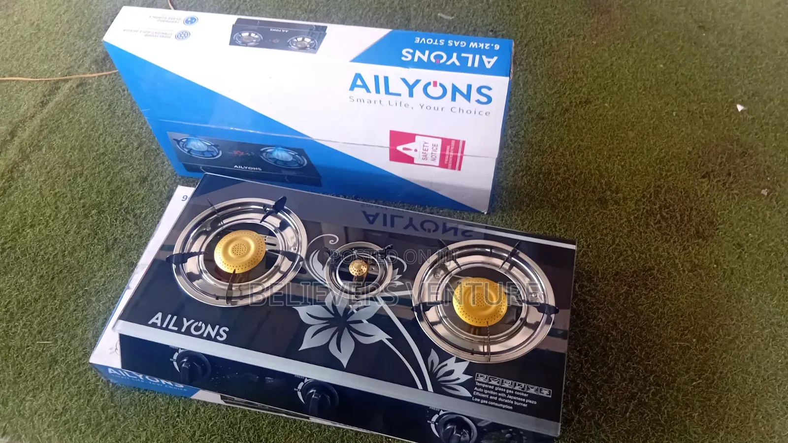 Ailyons 3-Burner Cooker – Reliable Heat for Every Meal
