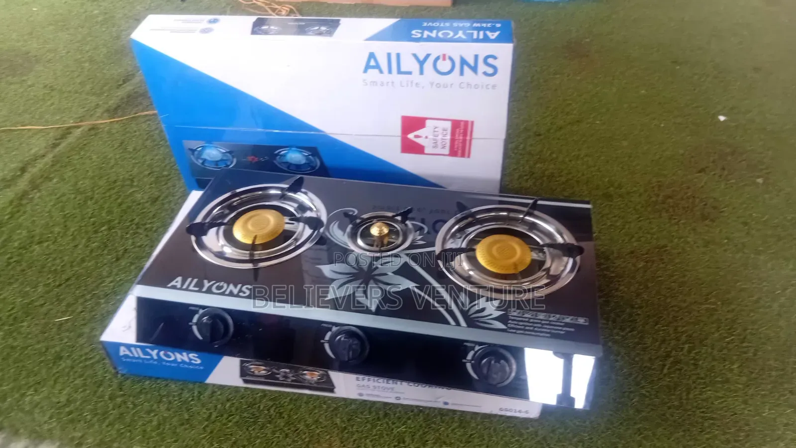 Ailyons Gas Cooker 3 Burners – Fast, Easy Convenient