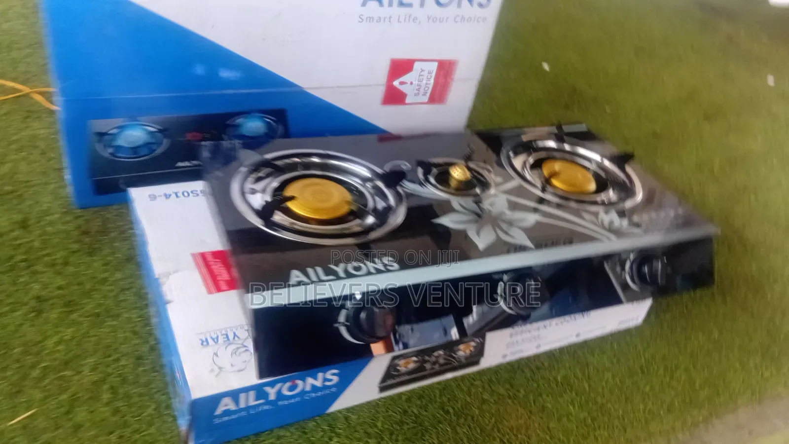 Ailyons 3-Burner Gas Cooker – Efficient Heat, Better Meals