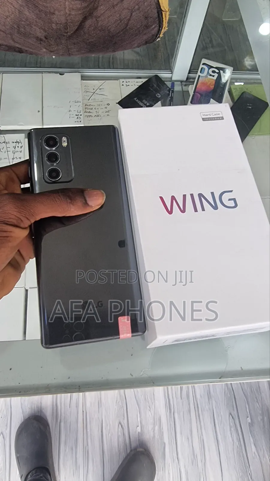 New LG Wing 5G 256 GB Black