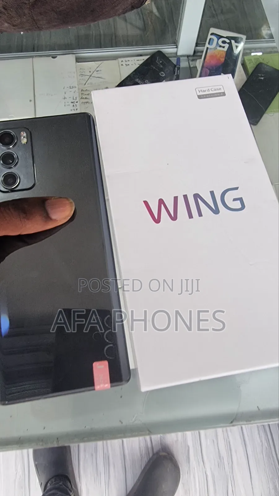 New LG Wing 5G 256 GB Black