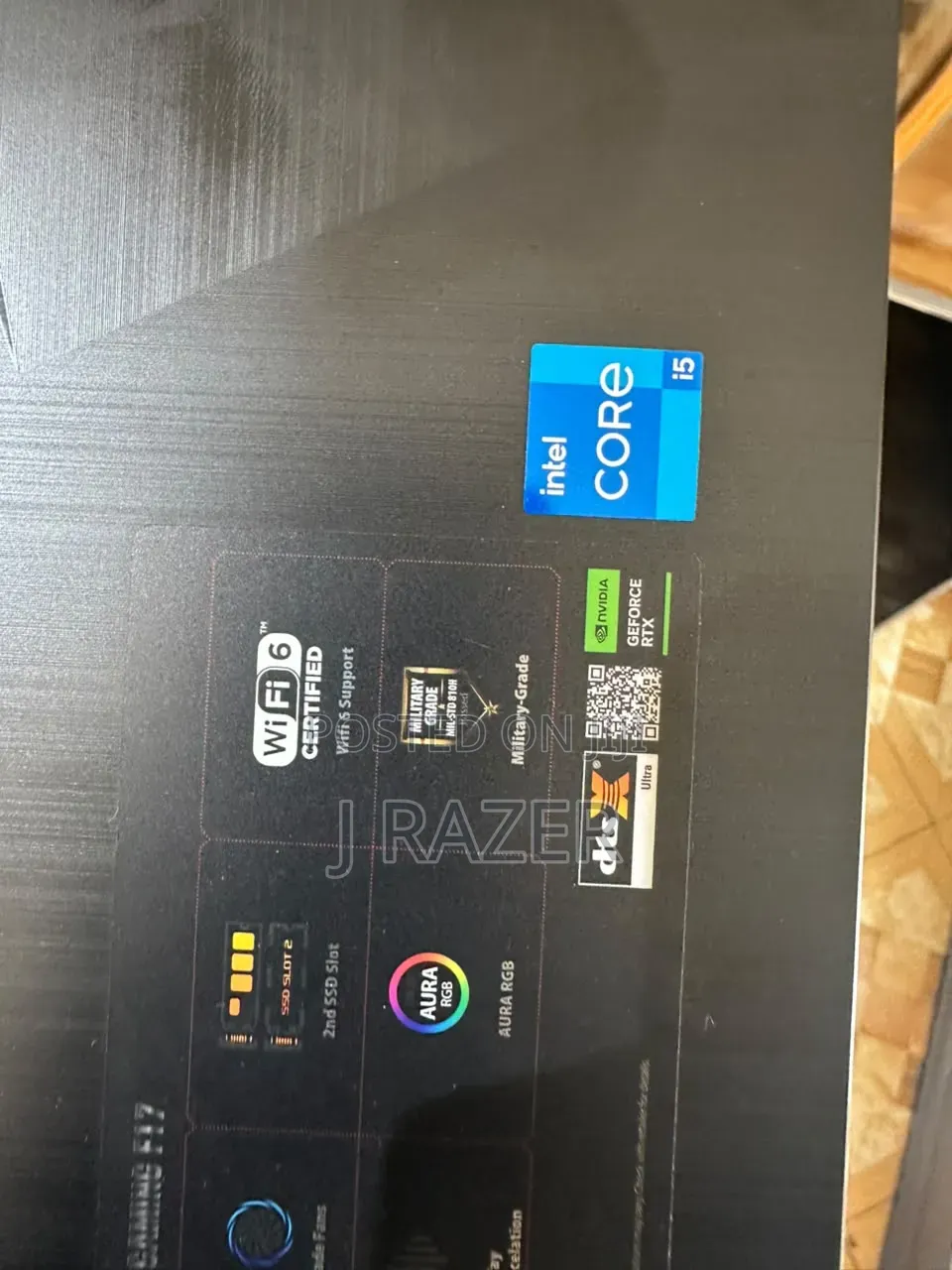 Laptop Asus TUF Gaming F17 16GB Intel Core i5 SSD 512GB