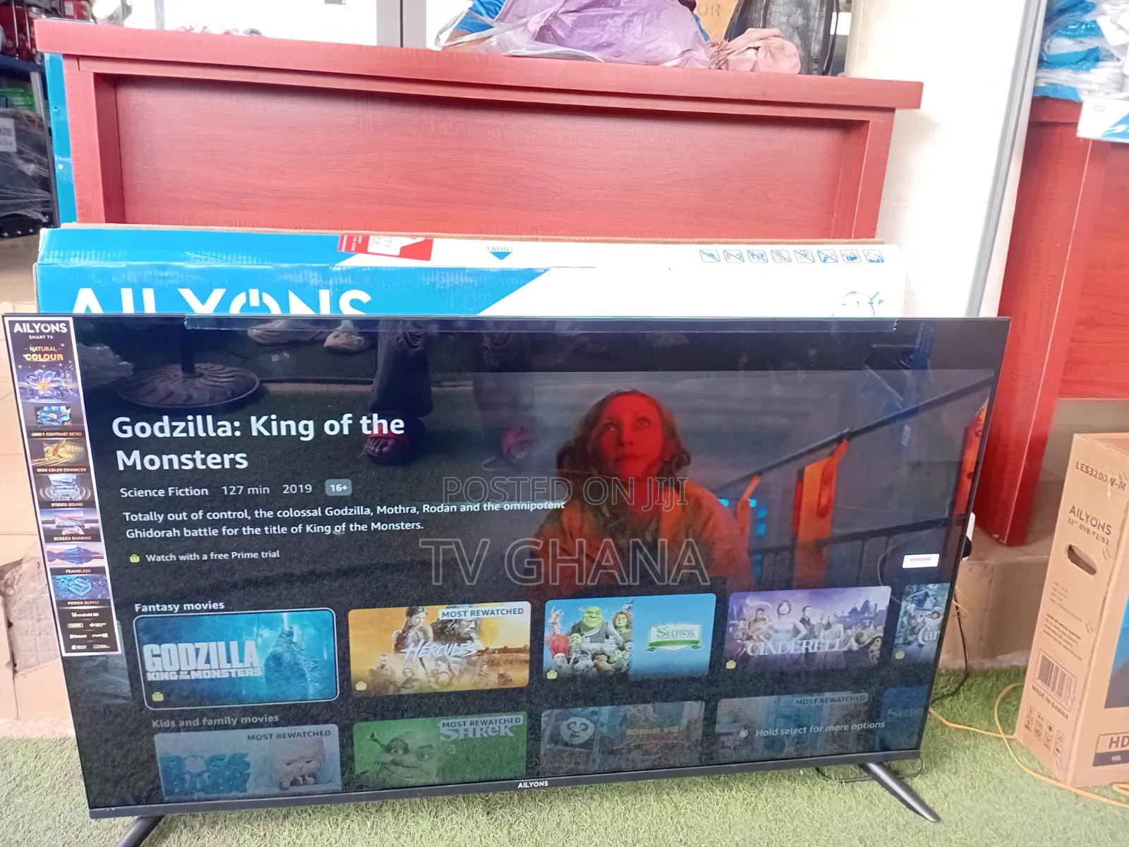 Ailyons 50” Smart TV – Super Quality Large Screen 50 TVS