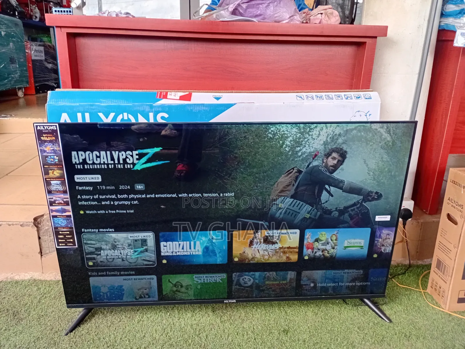 Ailyons 50” Smart TV – Super Quality Large Screen 50 TVS