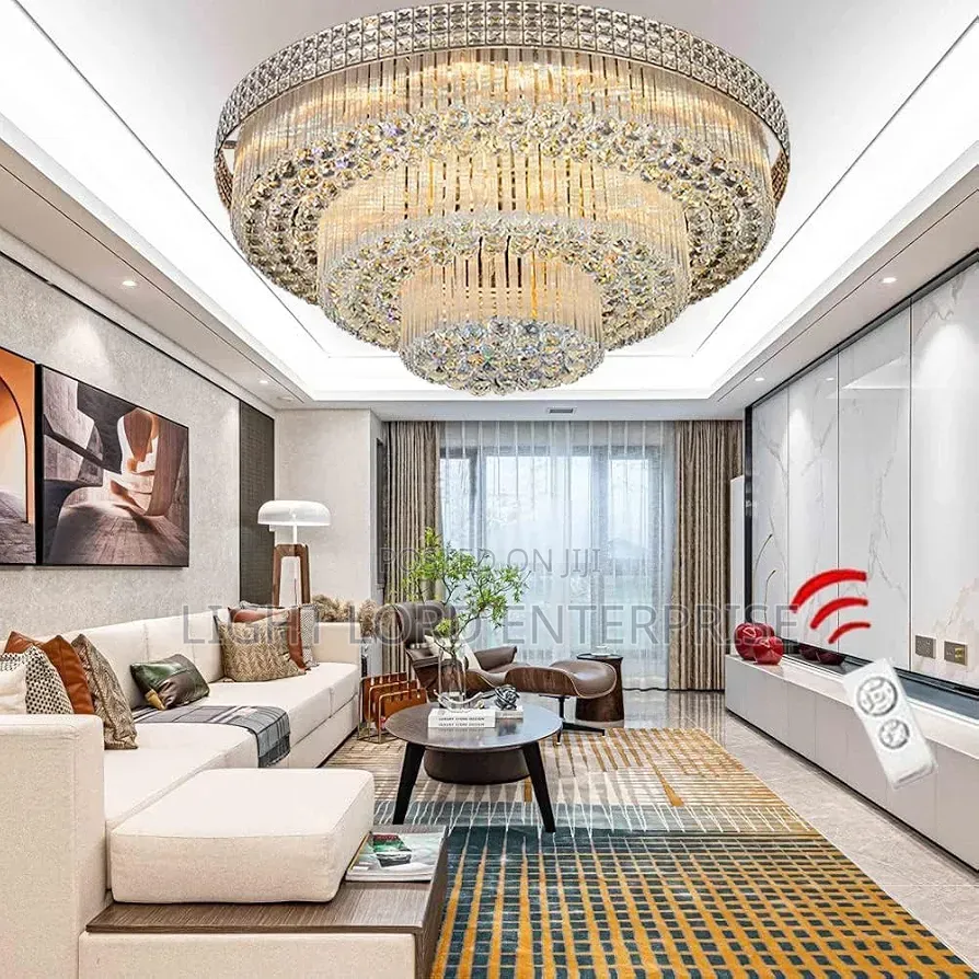 Conference Hall Glass Chandelier Light