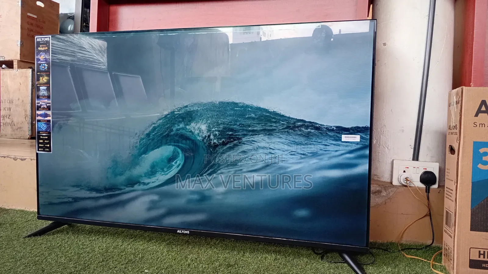 Ailyons 43 Inch Smart TV – Stylish Design Clear Display