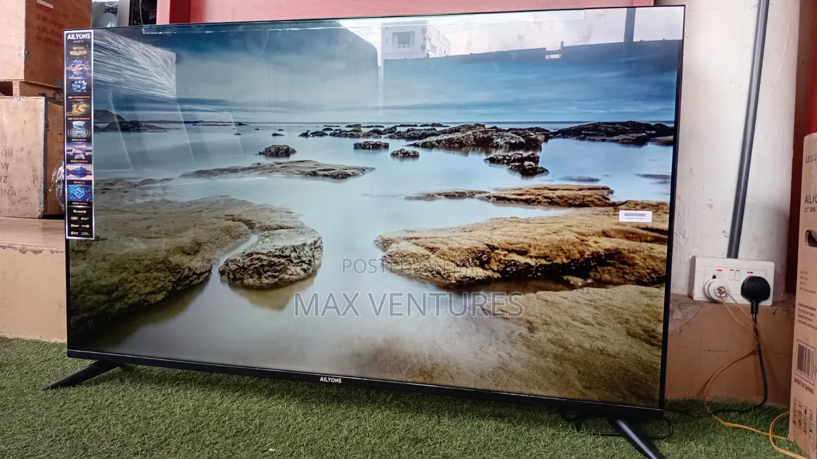 Ailyons 43 Inch Smart TV – Stylish Design Clear Display