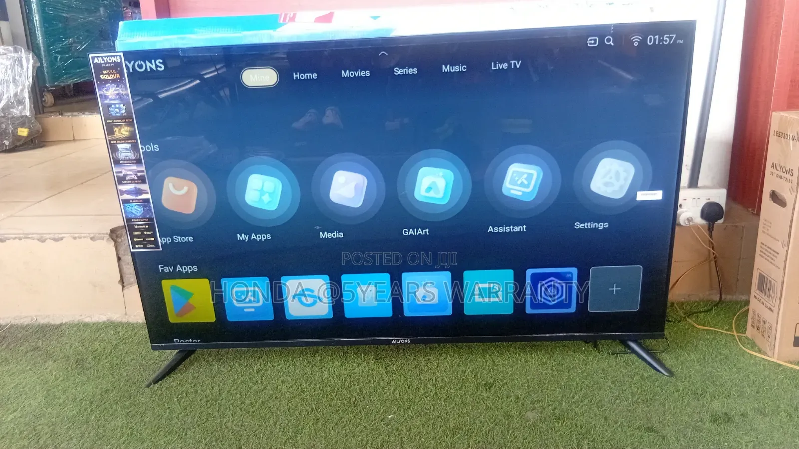 AILYONS 50-Inch Smart TV – Stunning Picture Big Screen 50inches