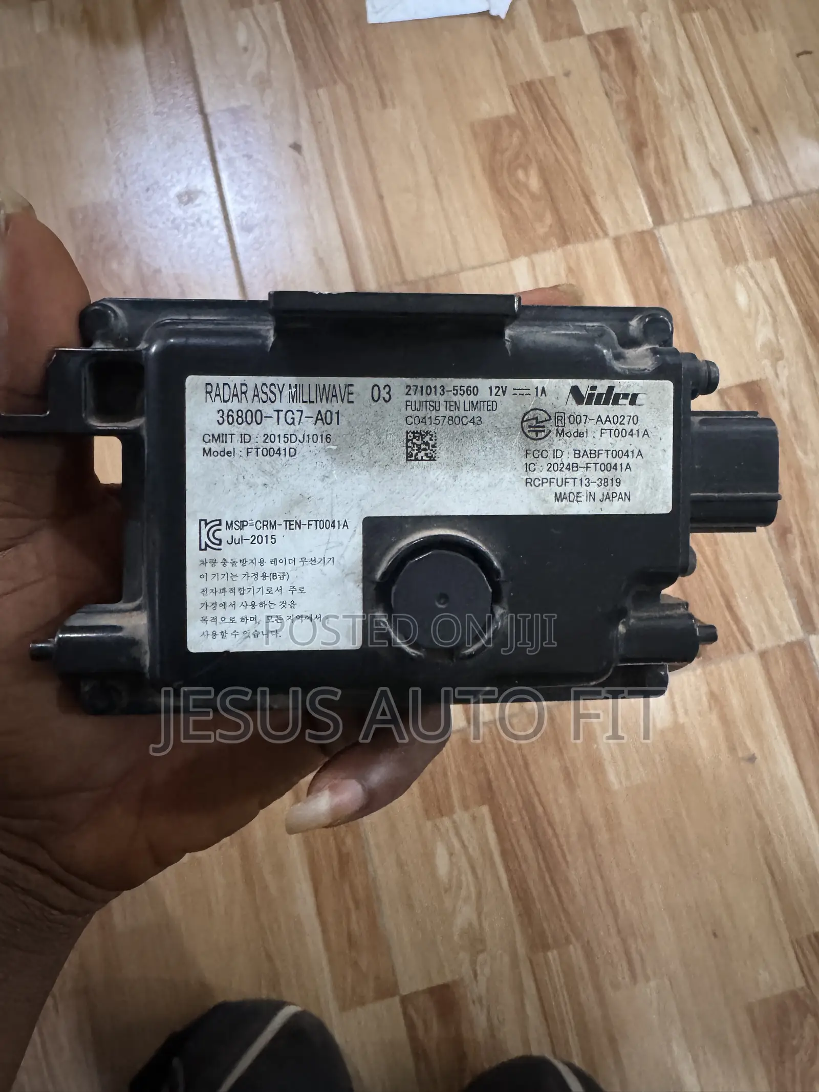 2016-2018 Honda Pilot Front Radar Sensor 36800-Tg7-A01