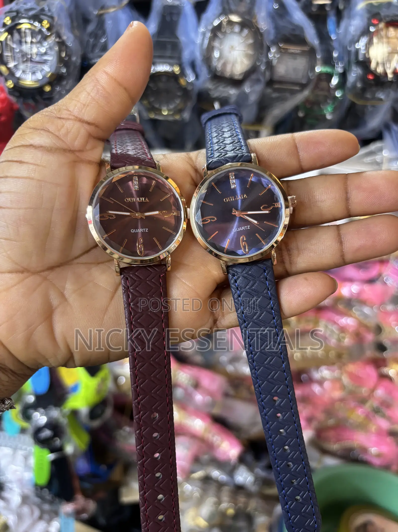 Ladies Fashion Watch With Leather Strap
