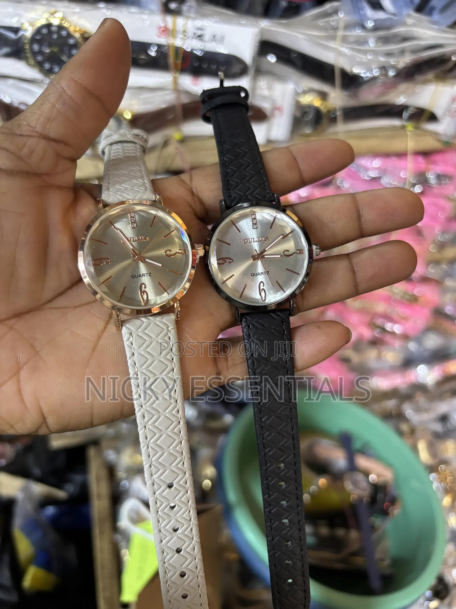 Ladies Fashion Watch With Leather Strap