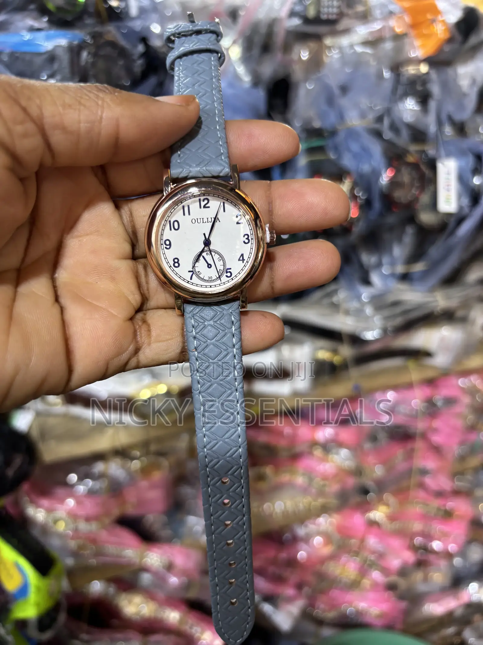 Ladies Fashion Watch With Leather Strap