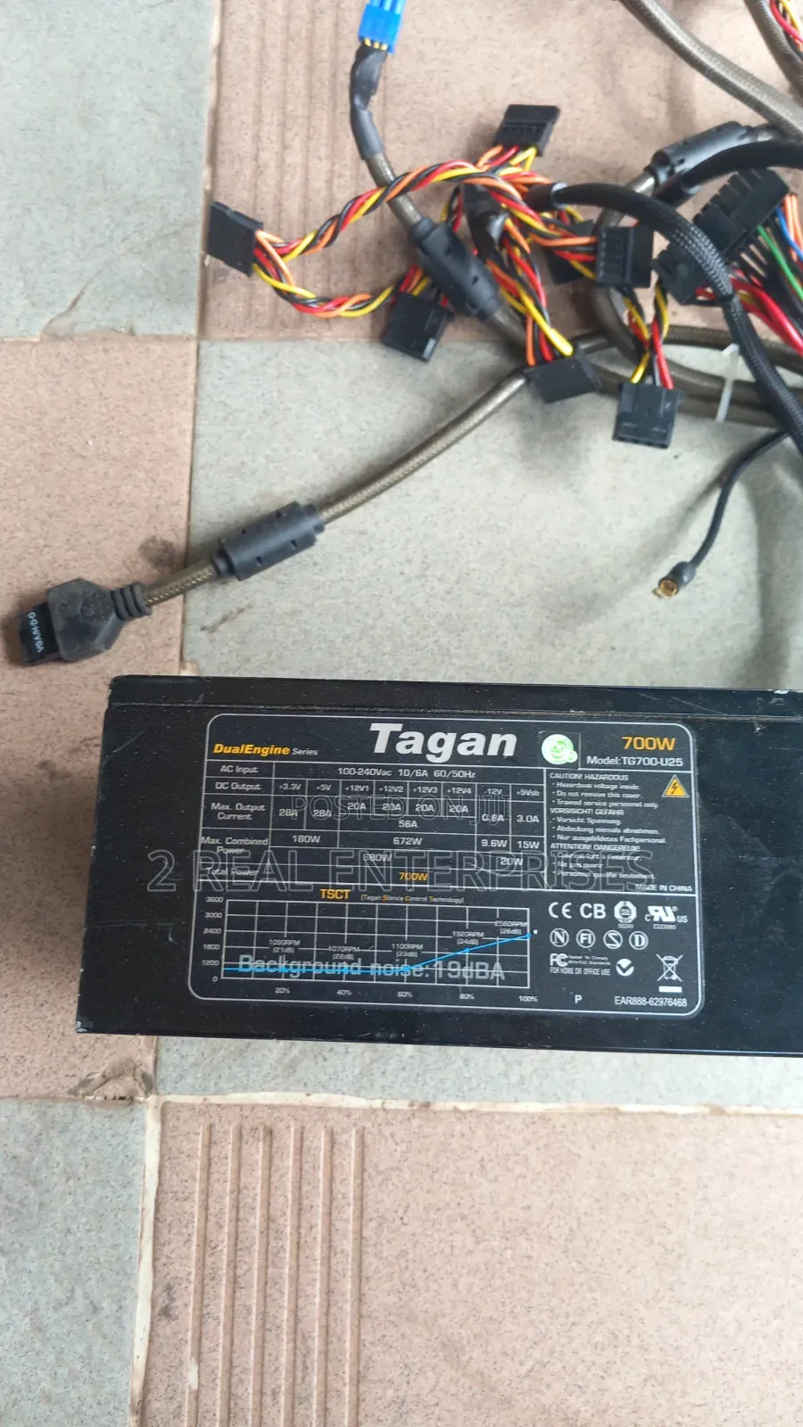 Tagan DualEngine Series 700W Power Supply Unit (PSU) Model: TG700-U25