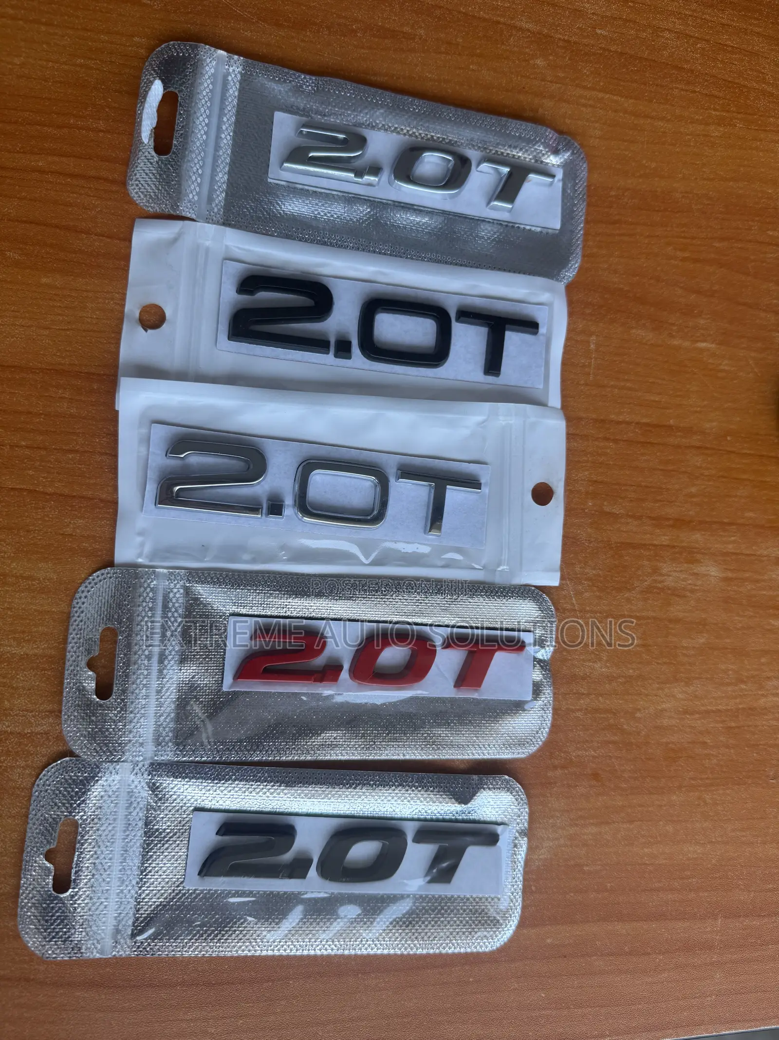 Honda Accord 2.0T Emblem Badge Rear Trunk Liftgate Sticker 2.0 T