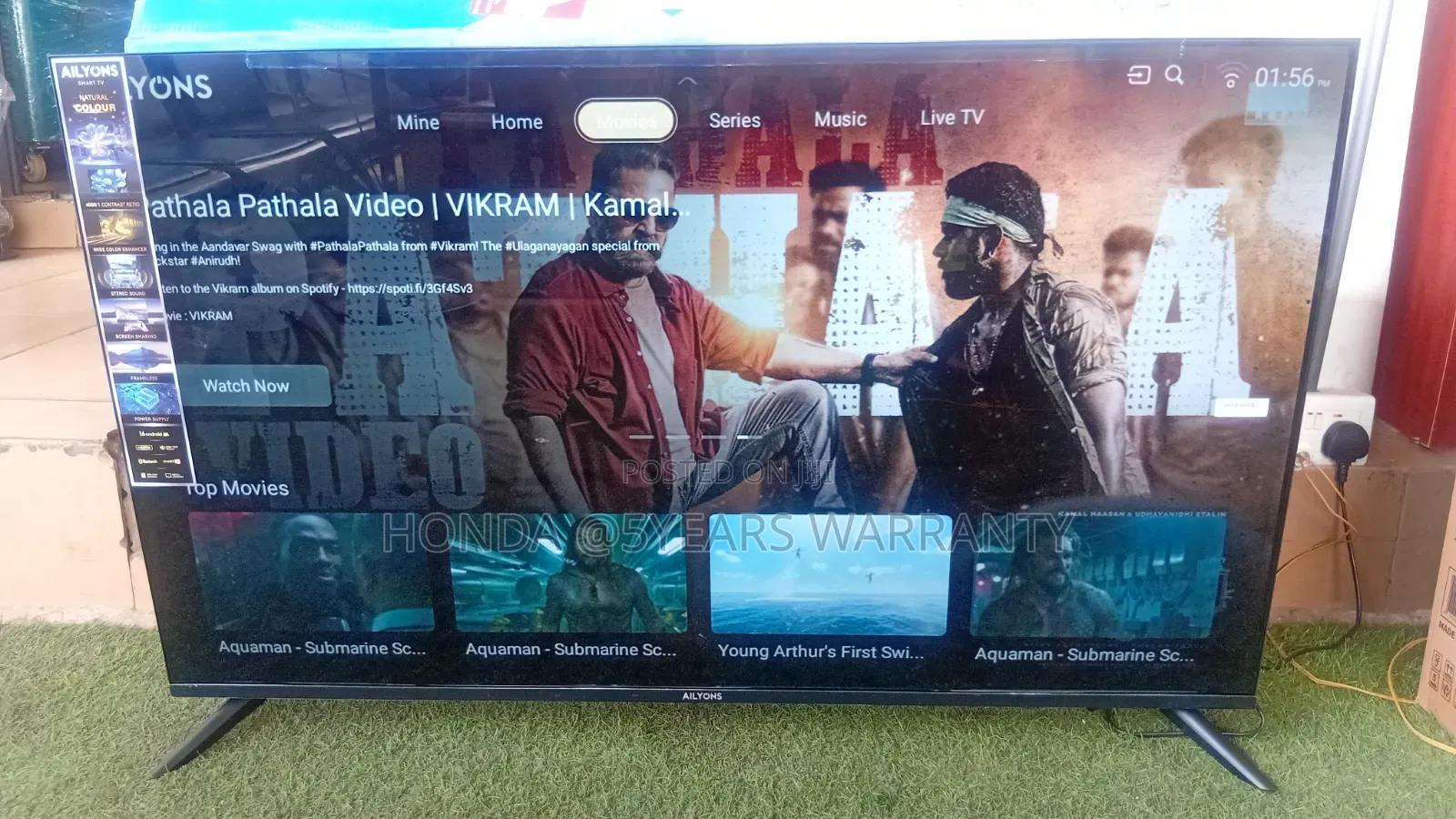 Big Screen AILYONS 50” Smart TV – Modern Affordable 50inches
