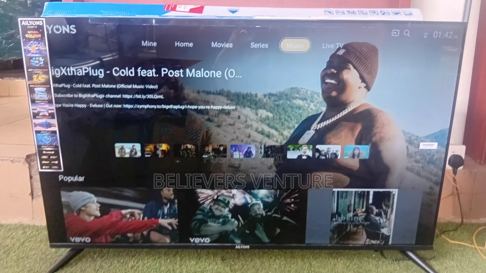 Ailyons 50-Inch Television – Stunning Picture, Amazing Entertainment