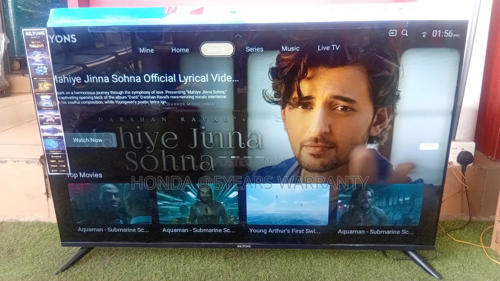 AILYONS 50-Inch LED Smart TV – Perfect Forome Entertainment 50inches