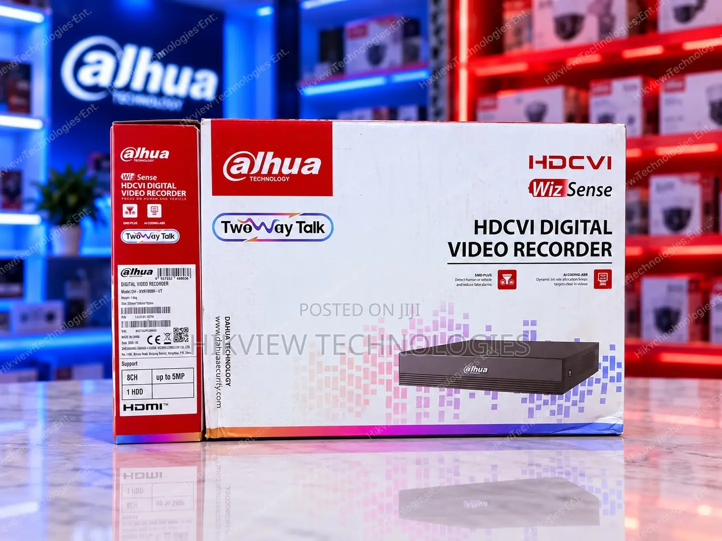 Dahua Xvr1b08-I/T8ch Penta-Brid 1080n/720p Cooper 1u 1hdd Wizsense DVR